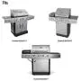 Hongso 14 3/8 Inch Burner Tubes Replacement Part for Charbroil 463420507 463420508 463420509 463420511 463440109 463441312 463441514 463461613 Stainless Steel Gas Grill, G431-0300-W2, 4-Pack SBE491