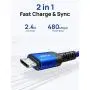 Micro USB Cable Android Charger, JSAUX (2-Pack 6.6FT) Micro USB Android Charger Cable Nylon Braided Cord Compatible with Galaxy S7 S6 J7 Edge Note 5, Kindle. MP3 and More-Blue Micro USB Cable Android Charger, JSAUX (2-Pack 6.6FT) Micro USB Android Charger Cable Nylon Braided Cord Compatible with Galaxy S7 S6 J7 Edge Note 5, Kindle. MP3 and More-Blue