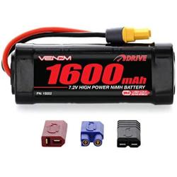 Venom NiMH Battery for Traxxas E-Revo 1:16 7.2 1600mAh 6-Cell with Universal Plug