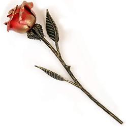 Hand Forged Iron Rose - Romantic Metal Gift of Everlasting Love