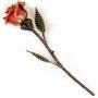 Hand Forged Iron Rose - Romantic Metal Gift of Everlasting Love