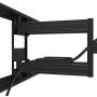 Kanto PDX700 Full Motion TV Wall Mount for 42-inch to 100-inch TVs | Supports up to 150 lbs (68 kg) | Swivel up to 90° | Tilt +15°/-3° | Black
