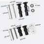 Toilet Seats Screws and Bolts Metal, Universal Toilet Seat Replacement Parts Kit Toilet Cover Hinges Bolt Screws Fixings Expanding Rubber Top Nuts Screws Toilet Seat Mount Hardware Tightening Kit Toilet Seats Screws and Bolts Metal, Universal Toilet Seat Replacement Parts Kit Toilet Cover Hinges Bolt Screws Fixings Expanding Rubber Top Nuts Screws Toilet Seat Mount Hardware Tightening Kit