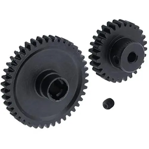 Hobbypark Metal Diff Differential Main Gear 42T & Motor Pinion Gear 27T Set for WLtoys A959-B A969-B A979-B K929-B 1/18 Scale RC Car Upgrade Parts (Black) Hobbypark Metal Diff Differential Main Gear 42T & Motor Pinion Gear 27T Set for WLtoys A959-B A969-B A979-B K929-B 1/18 Scale RC Car Upgrade Parts (Black)