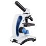 AmScope M162C-2L-PB10-WM''Awarded 2018 Best Students and Kids Microscope Kit'' - 40X-1000X Dual Light All Metal Microscope with Slides and Microscope Book