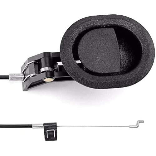 ttmagic Universal Plastic Sofa Chair Recliner Release Pull Handle Replacement Parts with Cable, Fits Ashley and Most Recliner Sofa Brand, Exposed Cable Length 4.9'', Total Length is 31''