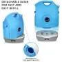 Ivation Multipurpose Portable Spray Washer w/Water Tank – Built in Rechargeable 2200 mAh Lithium Battery and 12v Car Plug - Metal Trigger Guns, Shower & Brush Heads and Flexible Hose