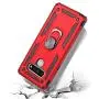 SWP Case for LG Stylo 6, K71 Case, Dual Layer Shock-Absorption Armor Cover,Full-Body Protective Case with Metal Ring Holder Kickstand for LG Stylo 6 (red)