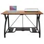 Origami Folding Computer Desk for Office Study Students Bedroom Home Gaming and Craft | Space Saving Foldable Design, Fits Dual Monitors and Laptop, Collapsible, No Assembly Required | (Wood, Large) Origami Folding Computer Desk for Office Study Students Bedroom Home Gaming and Craft | Space Saving Foldable Design, Fits Dual Monitors and Laptop, Collapsible, No Assembly Required | (Wood, Large)