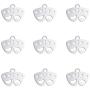 Airssory 10 Pieces 304 Stainless Steel Metal Expression Theater Drama Mask Comedy Tragedy Charms Facial Makeup Actors and Actress Small Pendant for Jewelry Crafting DIY Findings Accessories - 13mm
