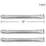 Hongso 15'' x 1''(3-Pack) Universal Stainless Steel Burner for Charbroil 640-01303702-3 and Kenmore 146.16222010, Grill Master, Nexgrill & Uberhaus Gas Grill Models, SBF221 Hongso 15'' x 1''(3-Pack) Universal Stainless Steel Burner for Charbroil 640-01303702-3 and Kenmore 146.16222010, Grill Master, Nexgrill & Uberhaus Gas Grill Models, SBF221