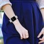 Goton Band Compatible with Apple Watch Band 40mm 38mm , Women Beads Link Crystal Bling Stainless Metal Replacement Strap for iWatch Band Series SE 6 5 4 3 2 1 (Silver, 40mm 38mm)
