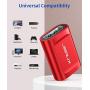 HDMI Coupler Female to Female 2 Pack, JSAUX 4K HDR HDMI Extension Connector Adapter Aluminum Alloy for HDTV, Roku Stick, Computer, PC, Monitor, Laptop, Projector, DVD Player, PS 4/3(Red) HDMI Coupler Female to Female 2 Pack, JSAUX 4K HDR HDMI Extension Connector Adapter Aluminum Alloy for HDTV, Roku Stick, Computer, PC, Monitor, Laptop, Projector, DVD Player, PS 4/3(Red)