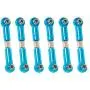 Tongina 6PCS Metal Servo Linkage Pulling Steering Rods Arms for 1/18 WLtoys RC Parts