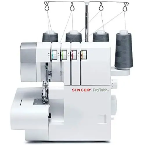 SINGER | ProFinish 14CG754 2-3-4 Thread Serger with Adjustable Stitch Length, & Differential Feed - Sewing Made Easy,White SINGER | ProFinish 14CG754 2-3-4 Thread Serger with Adjustable Stitch Length, & Differential Feed - Sewing Made Easy,White