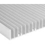 Aluminum Heat Sink,300 x 140 x 20mm / 11.81 x 5.51 x 0.78 inches Cooling Fin Cooler for High Power LED Lights Transistor Heatsink