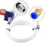 Aokin 3 Pcs Bowden PTFE Tubing (1m/Pcs) for 1.75mm Filament with 4 Pcs PC4-M6 Fittings and 4 Pcs PC4-M10 Pneumatic Fittings for Creality Ender 3/3 Pro/5/CR-10/10S 3D Printer, etc.