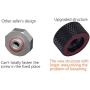 Newace Aluminum Welding Hood Fasteners Pipeliner Helmet Accessories Headgear Replacement Parts Screws 1 Pair(Black) Newace Aluminum Welding Hood Fasteners Pipeliner Helmet Accessories Headgear Replacement Parts Screws 1 Pair(Black)