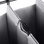 SONGMICS Laundry Clothes Sorters, 3-Bag, Gray