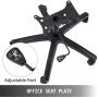 Mophorn Replacement Chair Base,Max Weight 350 Pounds,Stroke Length 5 Inch,with Bottom Plate Stand Cylinder and 5 Casters, 28 Inch, Black