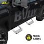 Bully AS-200 Universal Truck Polished Aluminum Side Hoop Step Set 2 Pieces Includes Mounting Brackets - Fits Various Trucks from Chevy (Chevrolet), Ford, Toyota, GMC, Dodge RAM and Jeep