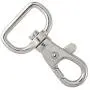 25 Pack- Premium Metal Lobster Claw Clasps - Wide 3/4 Inch D Ring - 360° Swivel Trigger Snap Hooks - Great for DIY Face Mask Lanyards by Specialist ID 25 Pack- Premium Metal Lobster Claw Clasps - Wide 3/4 Inch D Ring - 360° Swivel Trigger Snap Hooks - Great for DIY Face Mask Lanyards by Specialist ID
