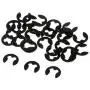 Flameer 30pcs 02037 Metal E-Clip φ2.5 2.5mm for HSP 1/10 RC Vehicle Toys Spare Parts