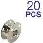 DREAMSTITCH 20 PCS Metal Bobbins Sewing Machine Parts Singer Class 66#32522#172222 Singer #172222 for Singer 66 66-16 - 172222 (2) DREAMSTITCH 20 PCS Metal Bobbins Sewing Machine Parts Singer Class 66#32522#172222 Singer #172222 for Singer 66 66-16 - 172222 (2)
