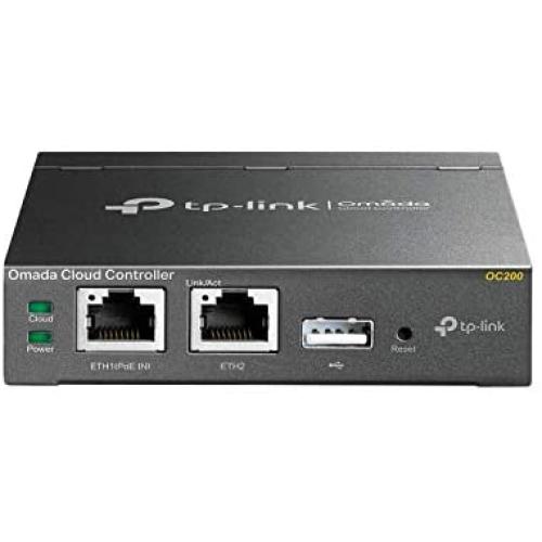 TP-Link Omada Hardware Controller | SDN Integrated | PoE Powered | Manage Up to 100 Devices | Easy & Intelligent Network Monitor & Maintenance | Cloud Access & Omada App (OC200)