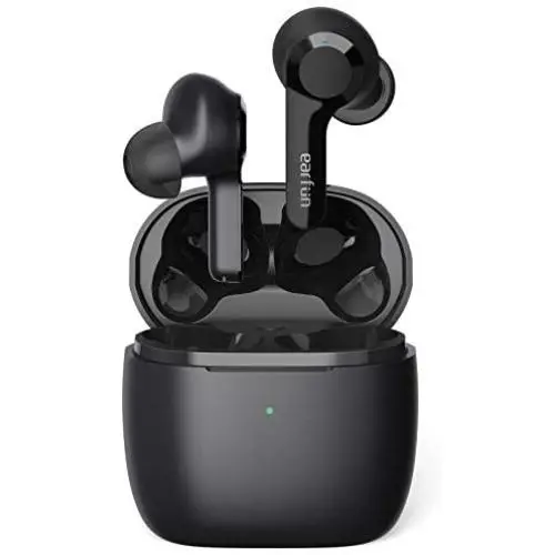 EarFun Air True Wireless Earbuds with 4 Mics, Bluetooth 5.0 Earbuds Touch Control, USB-C Quick Charge with Wireless Charging, Deep Bass, in-Ear Detection Headphones, 35H Playtime (Black) EarFun Air True Wireless Earbuds with 4 Mics, Bluetooth 5.0 Earbuds Touch Control, USB-C Quick Charge with Wireless Charging, Deep Bass, in-Ear Detection Headphones, 35H Playtime (Black)