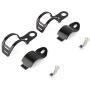 Terisass Turn Signal Mount Bracket 8x3cm Universal Turn Signal Light Indicator Mount Bracket Clamp Kit Metal Fork Relocation Clamp