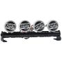 Benedict Harry Metal Roof LED Light Bar 4 LEDs for SCX10 D90 TRX-4 1:10 RC Crawler Truck (4 LEDs)