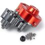RC Metal Reverse Transmission Gearbox for 1/10 RC Crawler Car Axial SCX10 90027 SCX10 II 90046 Wraith Upgrade Parts