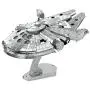 Fascinations Metal Earth Star Wars Millennium Falcon 3D Metal Model Kit Fascinations Metal Earth Star Wars Millennium Falcon 3D Metal Model Kit