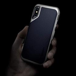 Spigen Neo Hybrid Designed for iPhone Xs MAX Case (2018) - Satin Silver