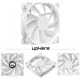uphere 120mm White Case Fan Long Life for PC Computer Case Cooling 3-Pack(12WT3-3)