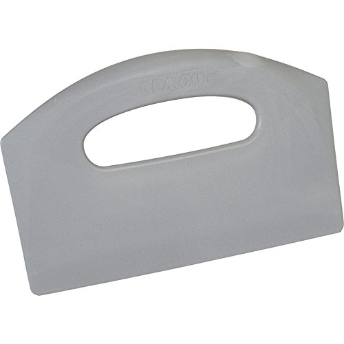 Remco 6960MD5 White/Grey Polypropylene Metal Detectable Bench Scraper, Injection Molded Blade, 5'' L x 8.5'' W, 1 Piece