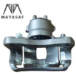 MAYASAF 19B2680 Front Left Brake Caliper Driver Side Caliper Assembly Fit 2002-2007 Mitsubishi Lancer, w/Mounting Bracket & Metal Piston