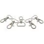25 Pack- Premium Metal Lobster Claw Clasps - Wide 3/4 Inch D Ring - 360° Swivel Trigger Snap Hooks - Great for DIY Face Mask Lanyards by Specialist ID 25 Pack- Premium Metal Lobster Claw Clasps - Wide 3/4 Inch D Ring - 360° Swivel Trigger Snap Hooks - Great for DIY Face Mask Lanyards by Specialist ID