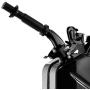 Wavian USA JC0020BVS Authentic NATO Jerry Fuel Can and Spout System Black (20 Litre)