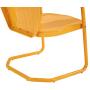 Crosley Furniture CO1001A-TG Griffith Retro Metal Outdoor Chair, Tangerine
