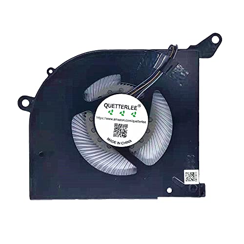 QUETTERLEE Replacement New CPU Cooling Fan for MSI gs66 Stealth 10sd 10sgs 10sf 10se ms-16v1 ms-16v2 WS66 P66 Series 16V1-G-CW Fan
