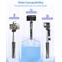 Selfie Stick, Mpow Selfie Stick Tripod, Lightweight Extendable Phone Tripod with 3 Level Fill Light and Wireless Remote, Compatible with iPhone 12 12 PRO 11 11 PRO XS Max XS Android Smartphone Camera