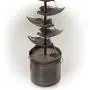 Alpine Corporation MCC390L-SL Metal Silver Tiered Floor Indoor/Outdoor Water Fountain for Garden, Entryway, Patio, Yard Alpine Corporation MCC390L-SL Metal Silver Tiered Floor Indoor/Outdoor Water Fountain for Garden, Entryway, Patio, Yard