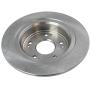 Rear Metallic Brake Pad & 2 Rotors Set Kit for Acura TSX Honda Accord
