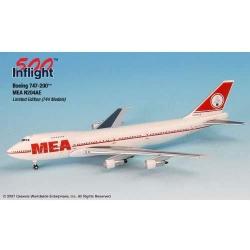 MEA Lebanon N204AE 747-200 Airplane Miniature Model Metal Die-Cast 1:500 Part# A015-IF5742011