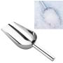 koeall Mini Ice Scoop,6 Pack 6 Ounce Stainless Steel Ice Scoop Metal Food Scoop Small Size for Kitchen Shop Popcorn Candy Coffee Beans