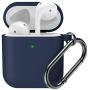 Marge Plus for Airpods Case Cover with Keychain, Silicone Skin Cover for Women Men Compatible with Apple Airpods 2/1 Charging Case (Front LED Visible)