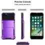 VEGO Compatible for iPhone SE 2020 Case, iPhone 6 6s 7 8 Case Wallet Credit Card Holder Dual Layer Armor Hard Shell Back Protective Shockproof Anti Scratch Rubber Bumper Cover Case 4.7 inch, Purple VEGO Compatible for iPhone SE 2020 Case, iPhone 6 6s 7 8 Case Wallet Credit Card Holder Dual Layer Armor Hard Shell Back Protective Shockproof Anti Scratch Rubber Bumper Cover Case 4.7 inch, Purple