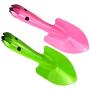 Annymall Metal Garden Mini Round Shovel Set, Flower Soil Planting Digging Transplanting Miniature Planting Succulent Indoor Outdoor Care Tools - Best Gardening Gift for Teens, Women, Men (4 Pieces)